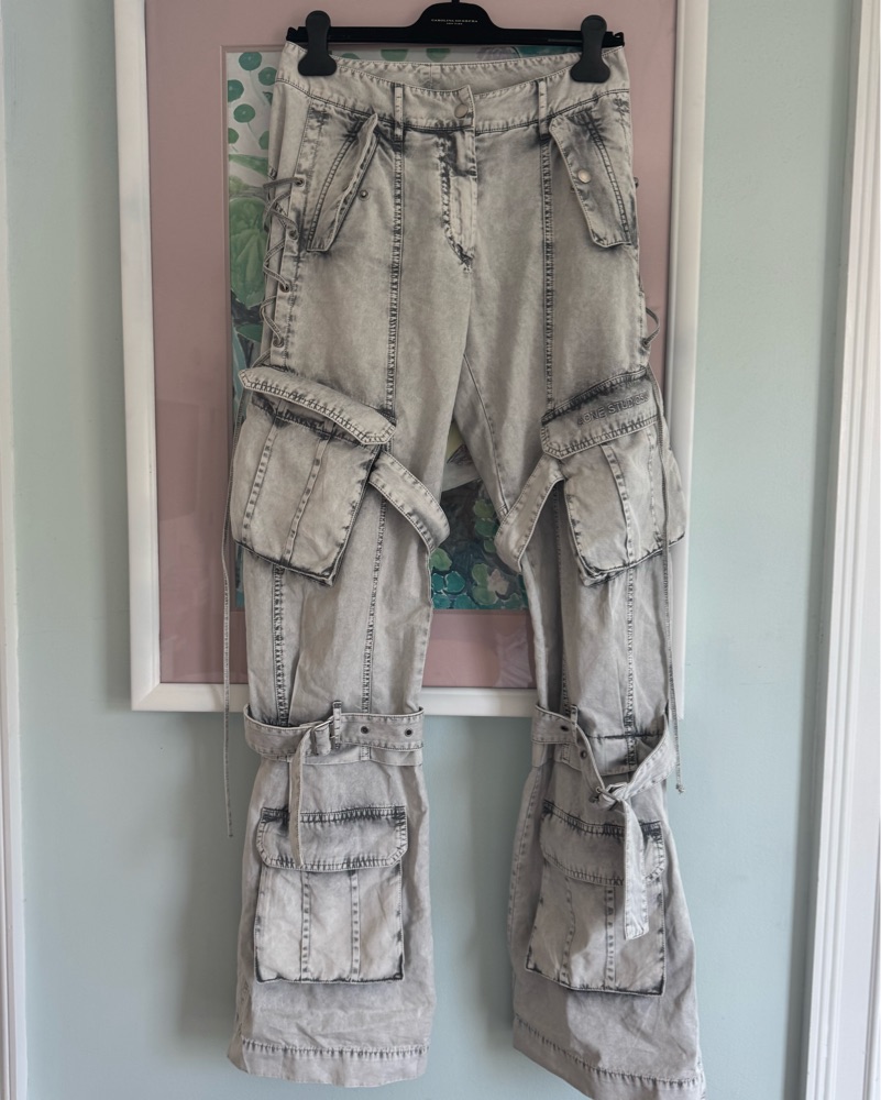 Acne Studios Grey Cargo Pants by Acne Studios - Pickle