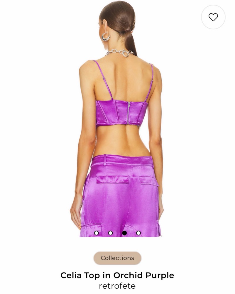 Retrofete Purple Corset Top by Retrofete - Pickle