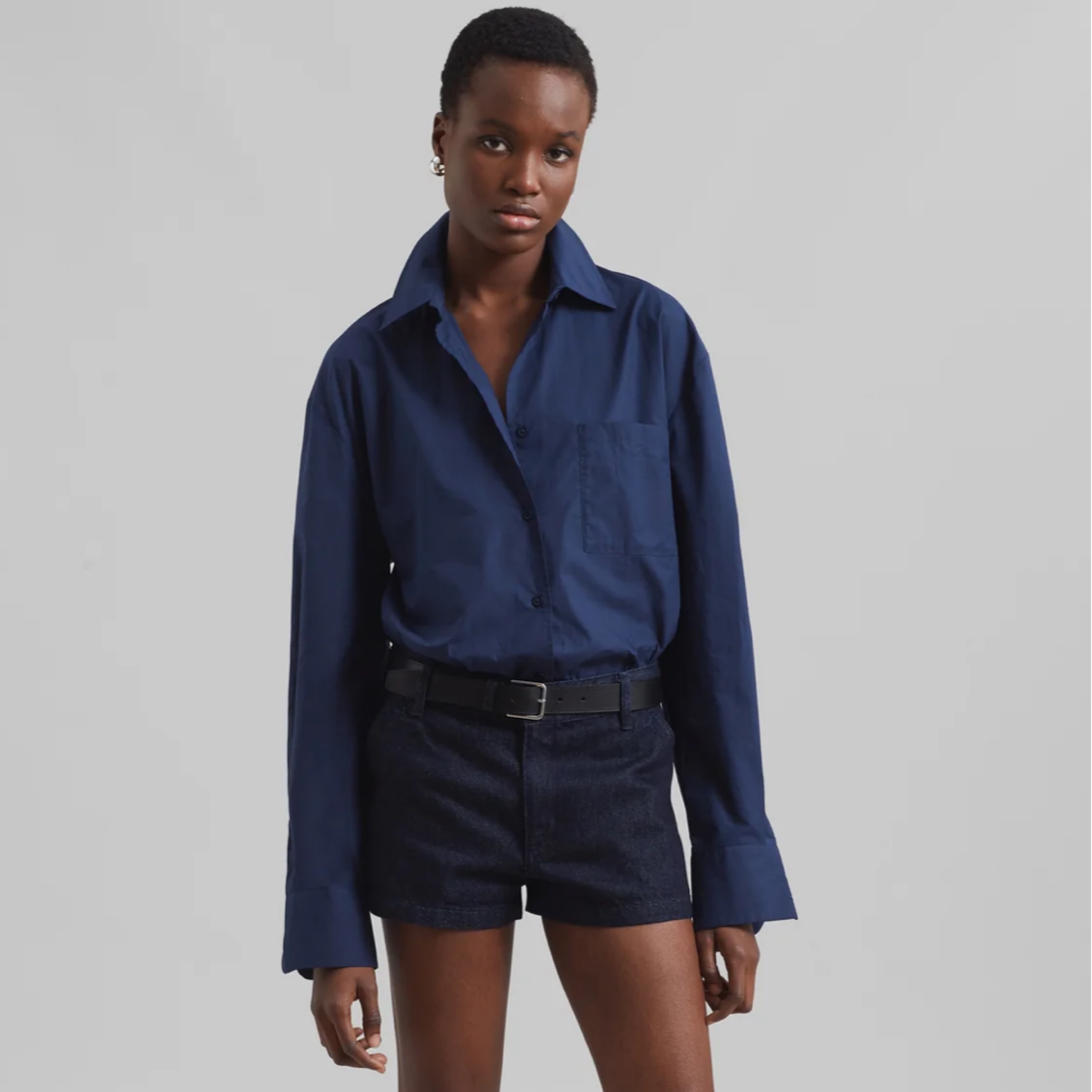 The Frankie Shop デニム ショート M/L The Frankie Shop Kate Denim Mini Shorts by The Frankie Shop - Pickle