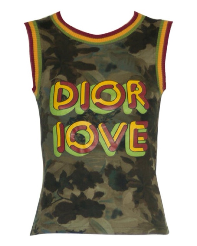 Christian Dior by John Galliano タンクトップ christiandior Gothic tank top by John Galliano, designed for the S