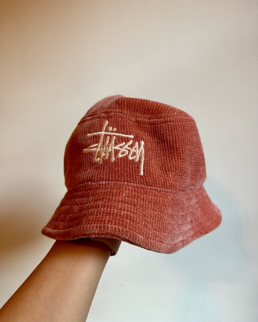 Stussy Corduroy Pink Bucket Hat by Stussy - Pickle