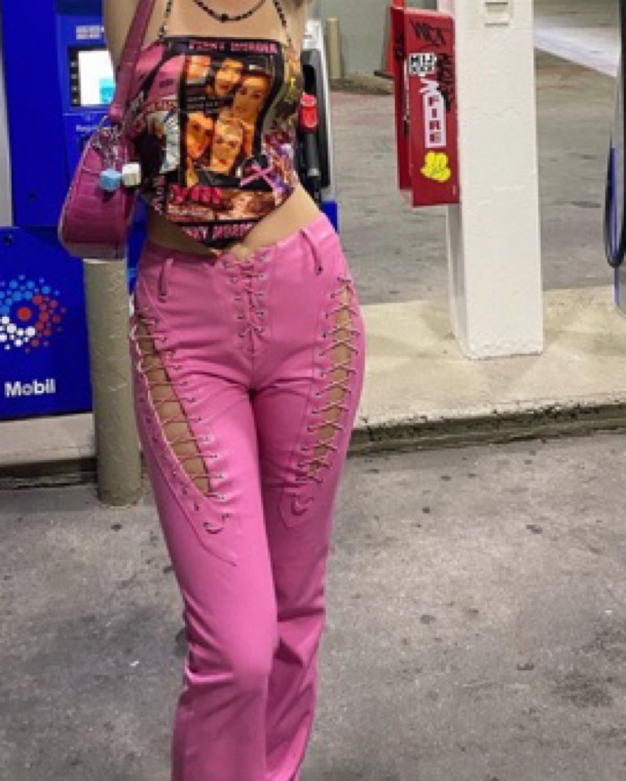 パンツ I.AM.GIA laceup design flare pants パンツ I.AM.GIA laceup design flare pants I.AM.GIA Onyx low rise