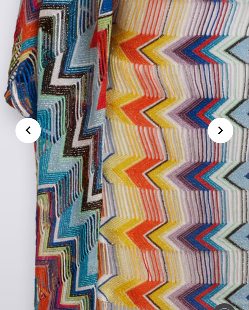 Missoni Short Coverup With Fringe by Missoni - Pickle