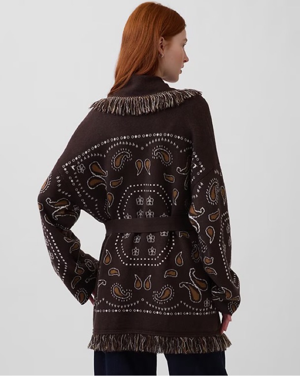 GAP Bandana Cardigan by Gap - Pickle