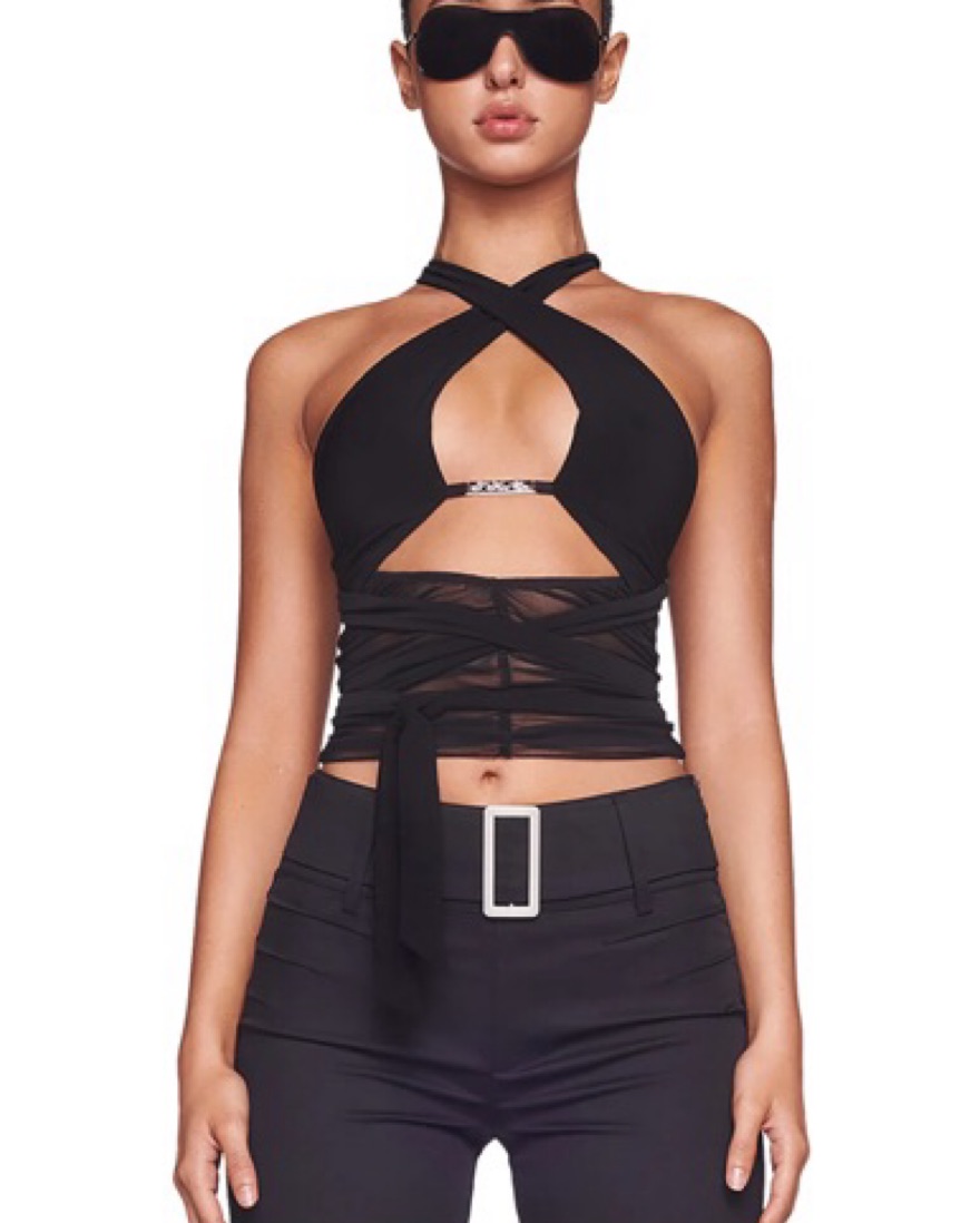 IAMGIA XIA TOP - BLACK by I AM GIA - Pickle