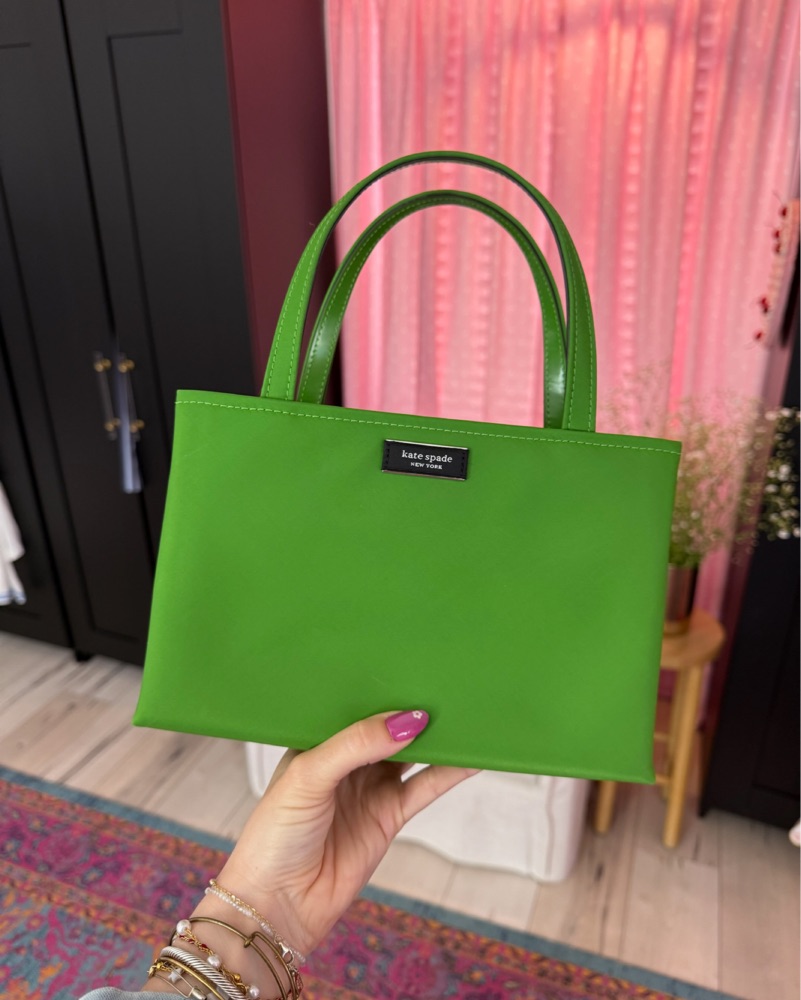 Kate Spade Sam Icon Green Tote by Kate Spade - Pickle