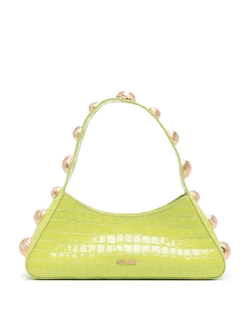 Cult Gaia Bijan Shoulder Bag In Green by Cult Gaia - Pickle