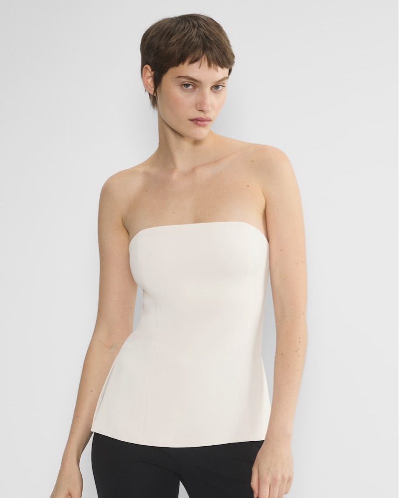 tope tubetop 白 Aritzia Wilfred Posh Tube Top by Aritzia - Pickle