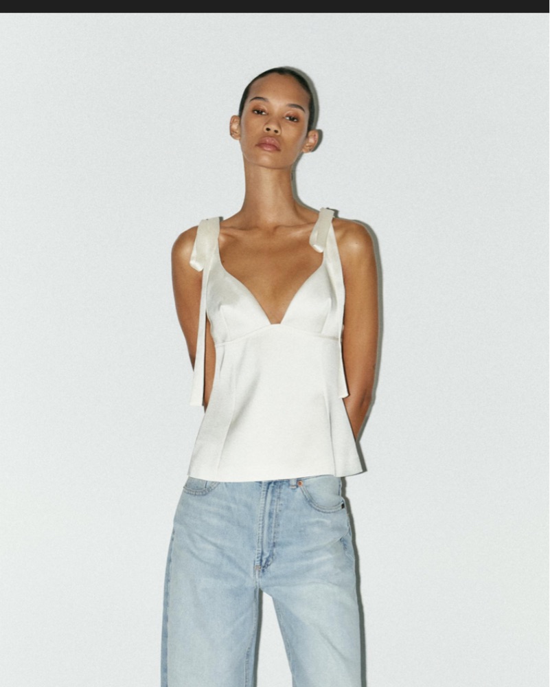 Shop ZARA Tops - Pickle
