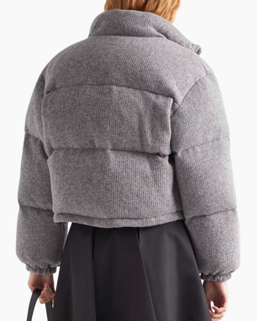 Prada Milano Wool Puffer Jacket by Prada - Pickle
