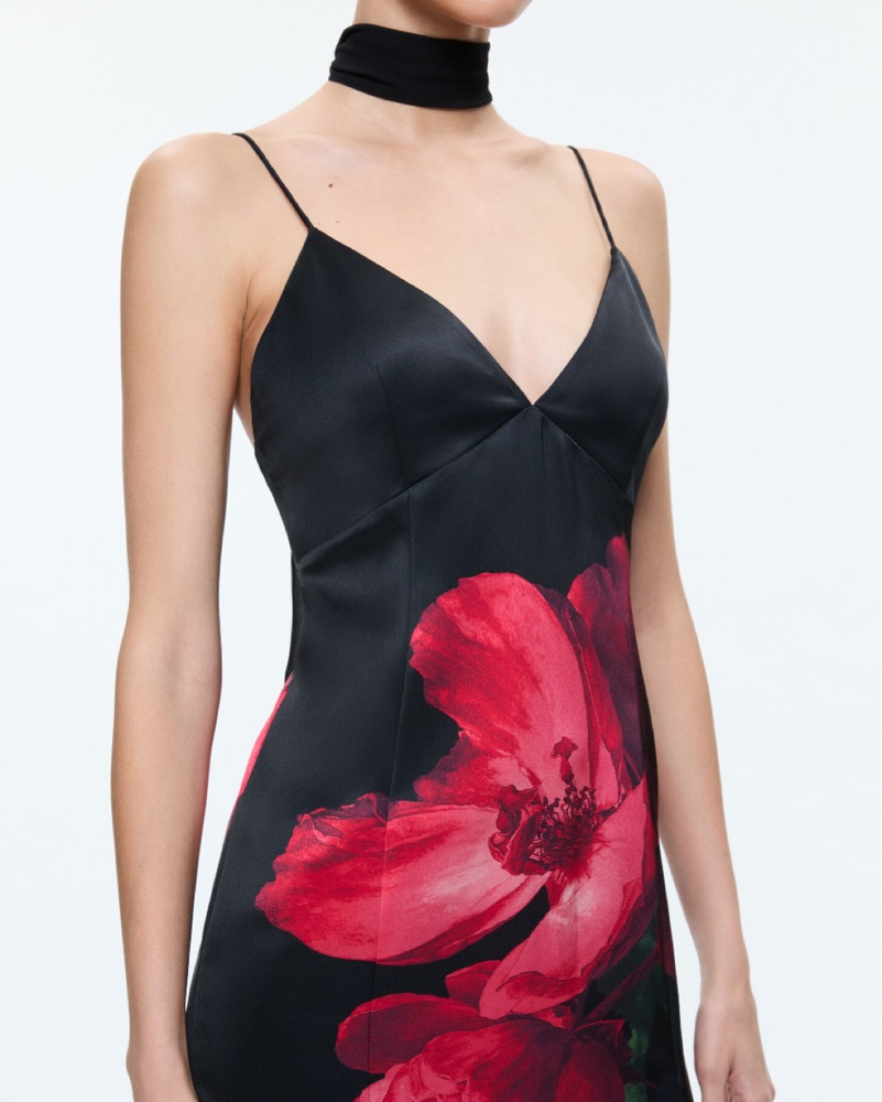 Alice + Olivia Monika Maxi Dress by Alice & Olivia - Pickle