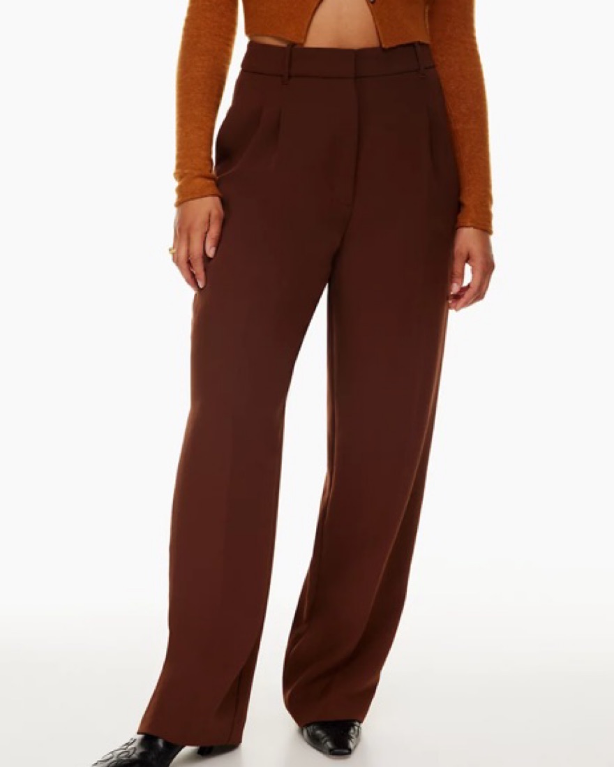 Wilfred Effortless Pant by Aritzia - Pickle