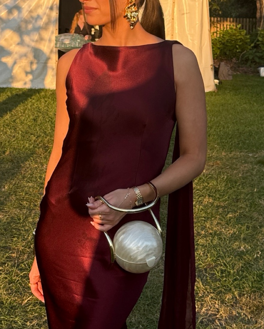 Cult Gaia Pearl Clutch Bag by Cult Gaia - Pickle