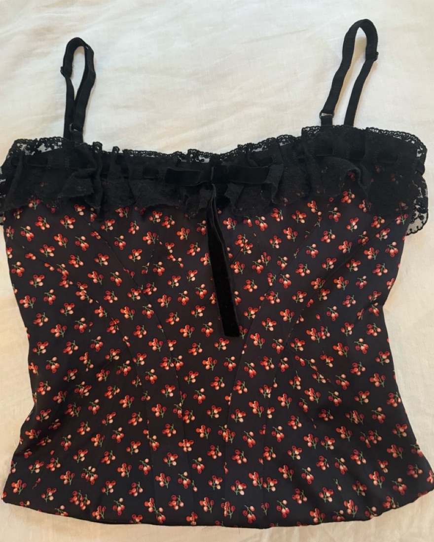 Dolce & Gabbana Cherry Corset by Dolce + Gabbana - Pickle