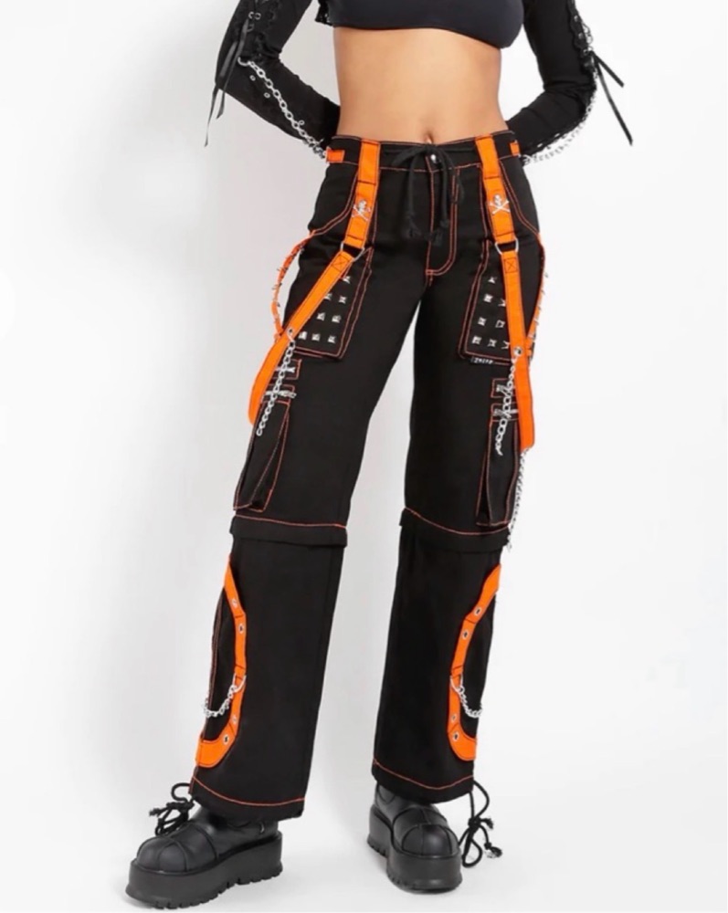 00s y2k エイチナオト　プリント　punk グランジ　軍物　軍パン Cyber Gothic Chain Pants by TRIPP NYC - Pickle