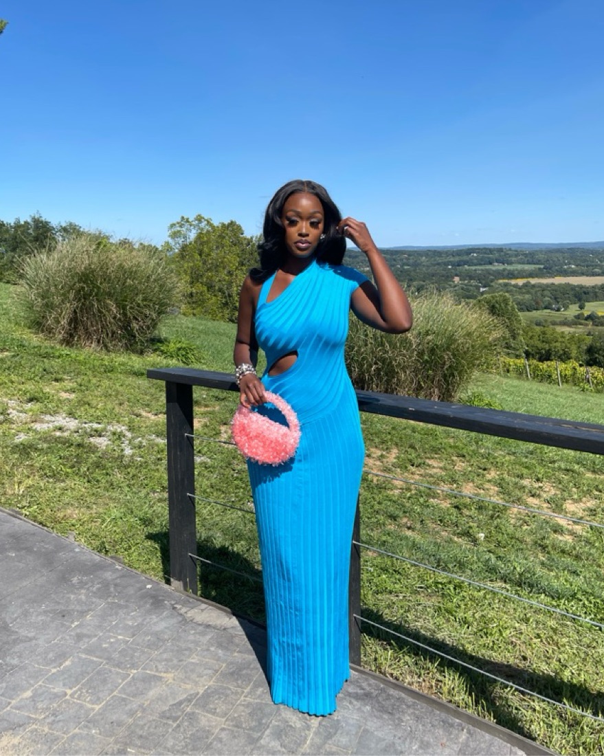 Hanifa CLARISE KNIT MAXI DRESS by Hanifa - Pickle