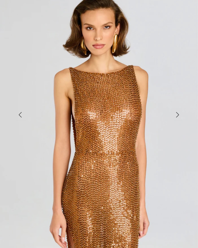 Melania Crystal Dress- Retrofete by Retrofete - Pickle