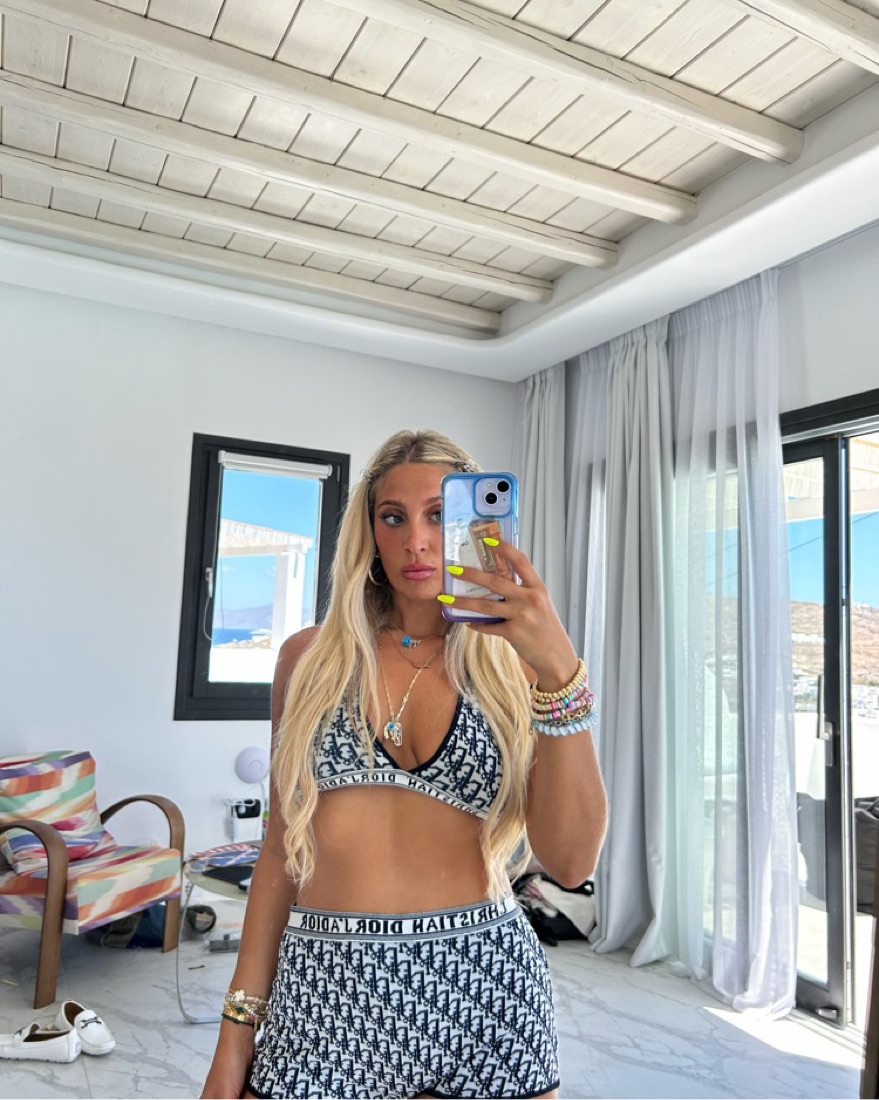 DIOR BRALETTE AND SHORTS SET by Christian Dior - Pickle