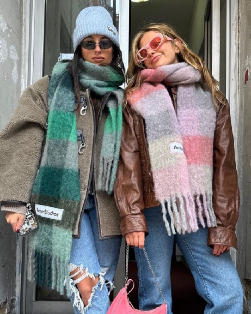 小物 Acne studios scarf Acne Studios – Acne Studios Checkered Scarf in Barcelona or Shop