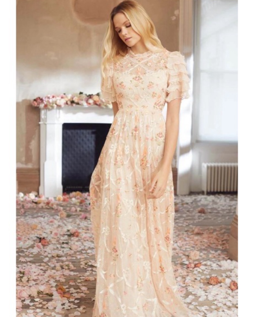 NEEDLE AND THREAD Isadora Dress by Needle & Thread - Pickle