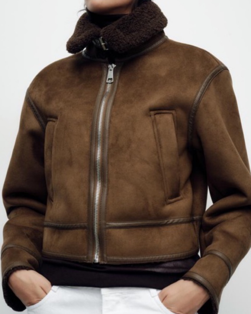 Zara Double Faced Jacket by Zara - Pickle