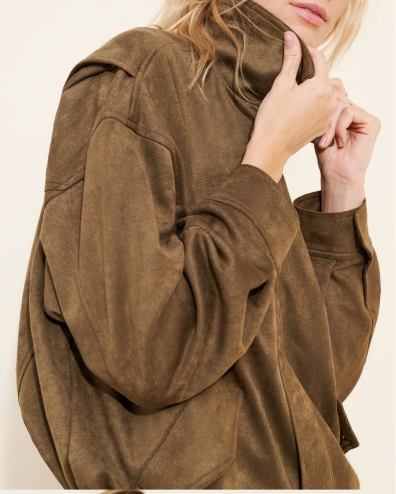 Lioness Kenny Bomber Jacket by Lioness - Pickle