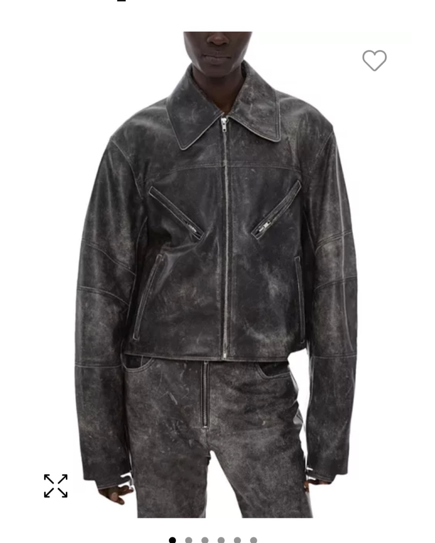 美品helmut lang Leather Riders Jacket assorted.wears | Helmut Lang SS95' moleskin rider jacket From one
