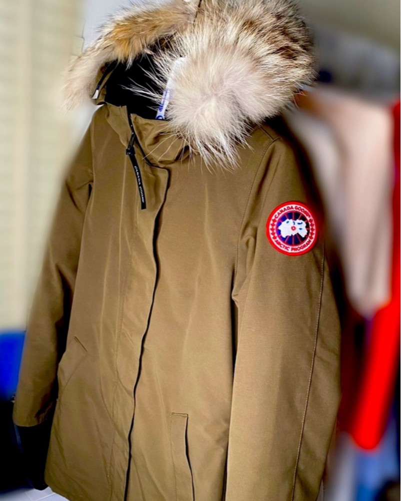 Stylish Canada Goose Parka with Fur Trim by canada goose - Pickle