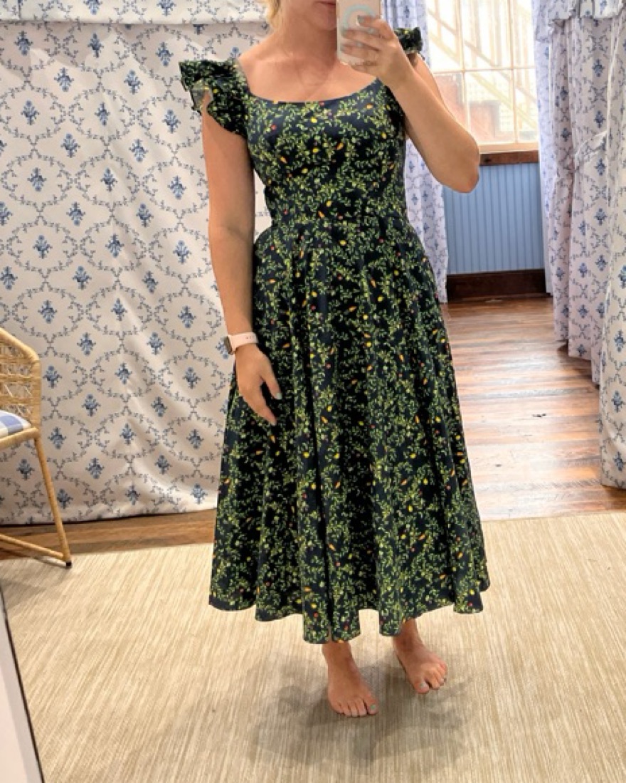 Hill House Midnight Garden Maxi Dress by Hill House - Pickle