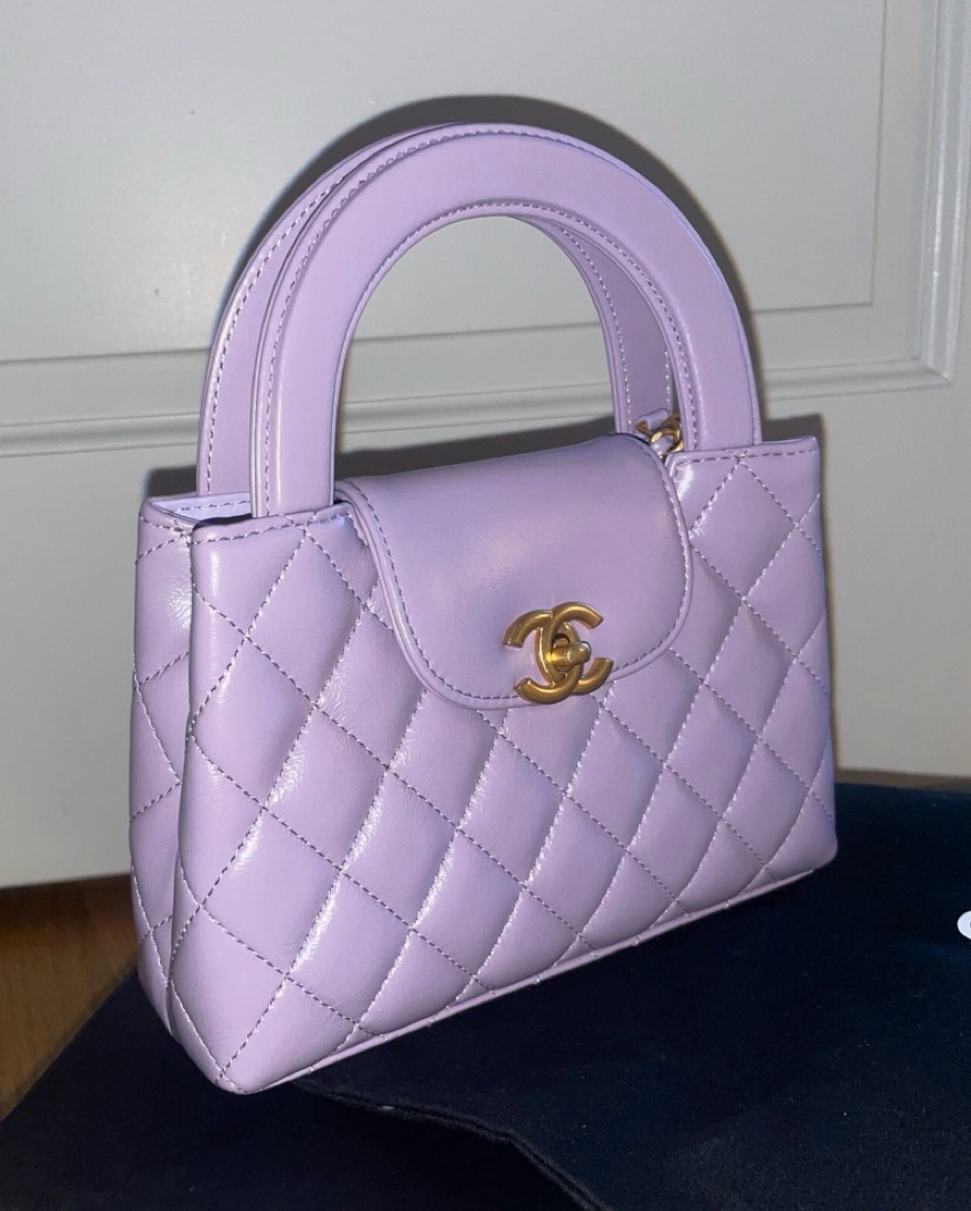 Chanel Kelly Shopper in Lilac by Chanel - Pickle