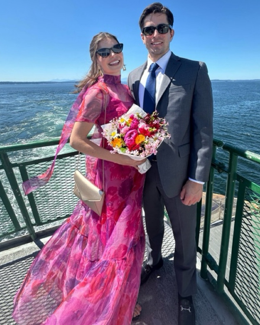 Staud Calluna Magenta Printed Floral Xs by Staud - Pickle