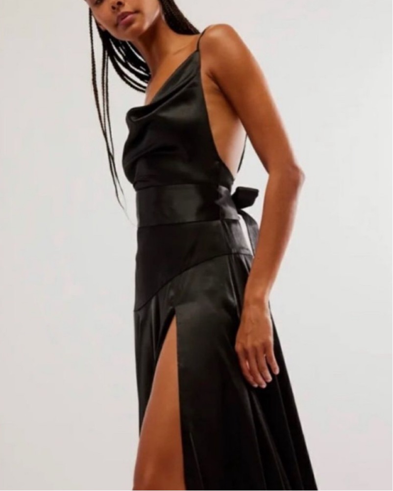 Bronx and Banco Leo Dress In Black by Bronx And Banco - Pickle