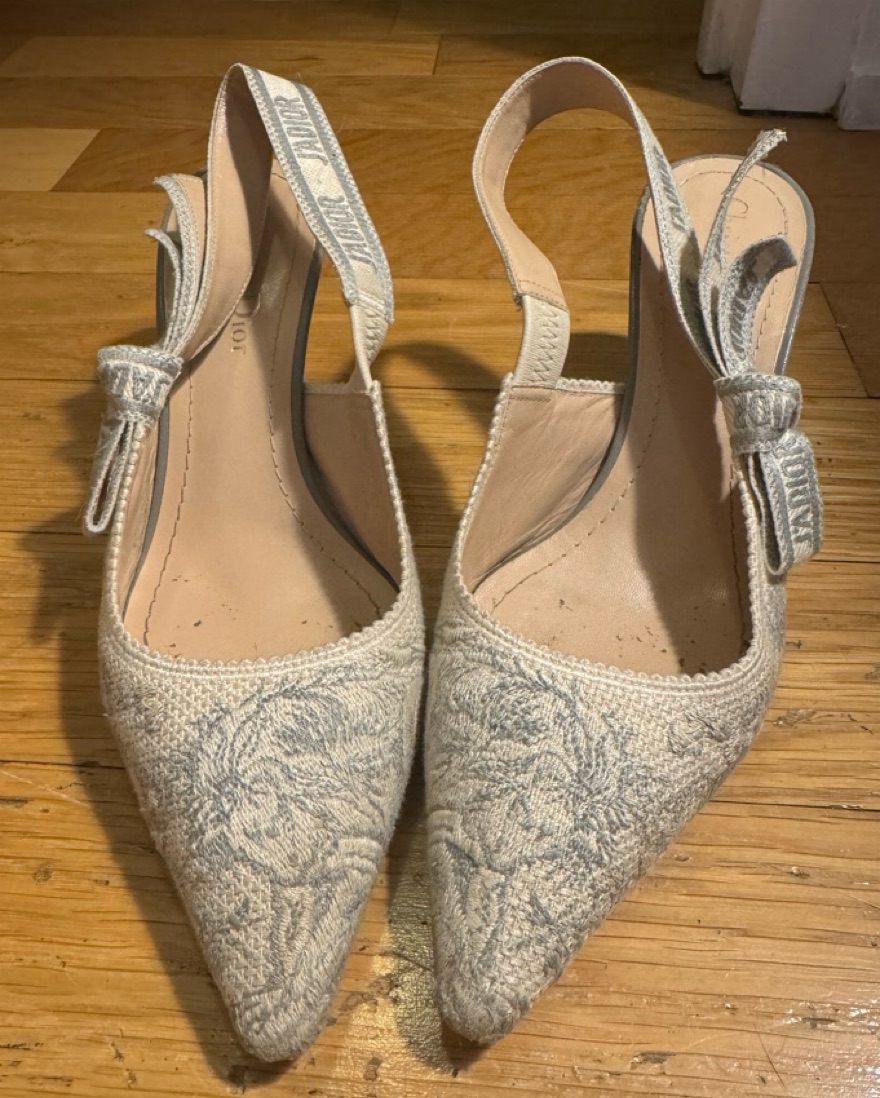 CHRISTIAN DIOR Slingbacks 37 by Christian Dior - Pickle