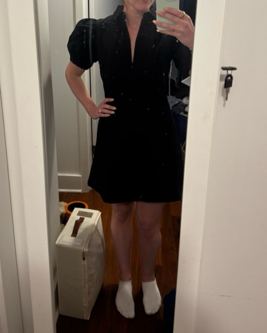 Tuckernuck Black Zip Denim Mini Dress by Tuckernuck - Pickle