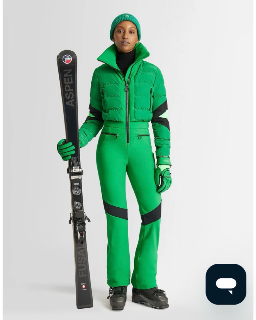 Fusalp Green Ski Suit by Fusalp - Pickle