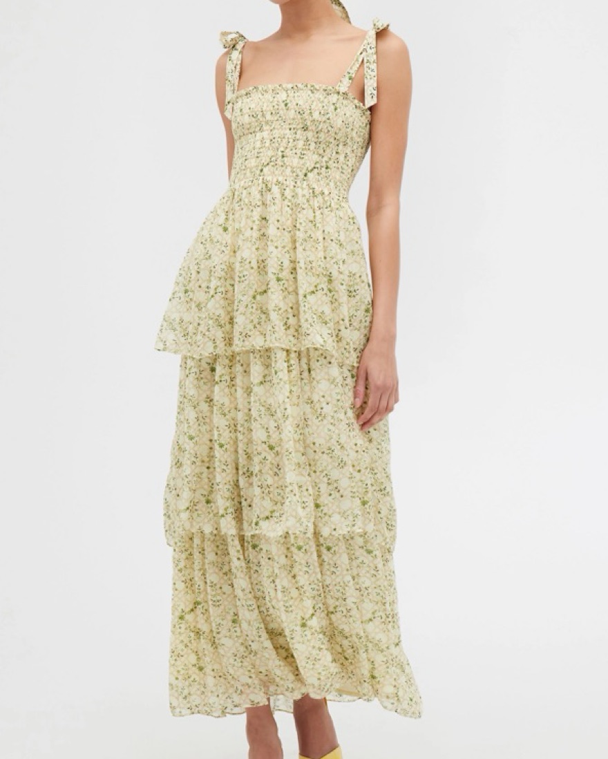 Hill House Elise Nap Dress by Hill House Home - Pickle