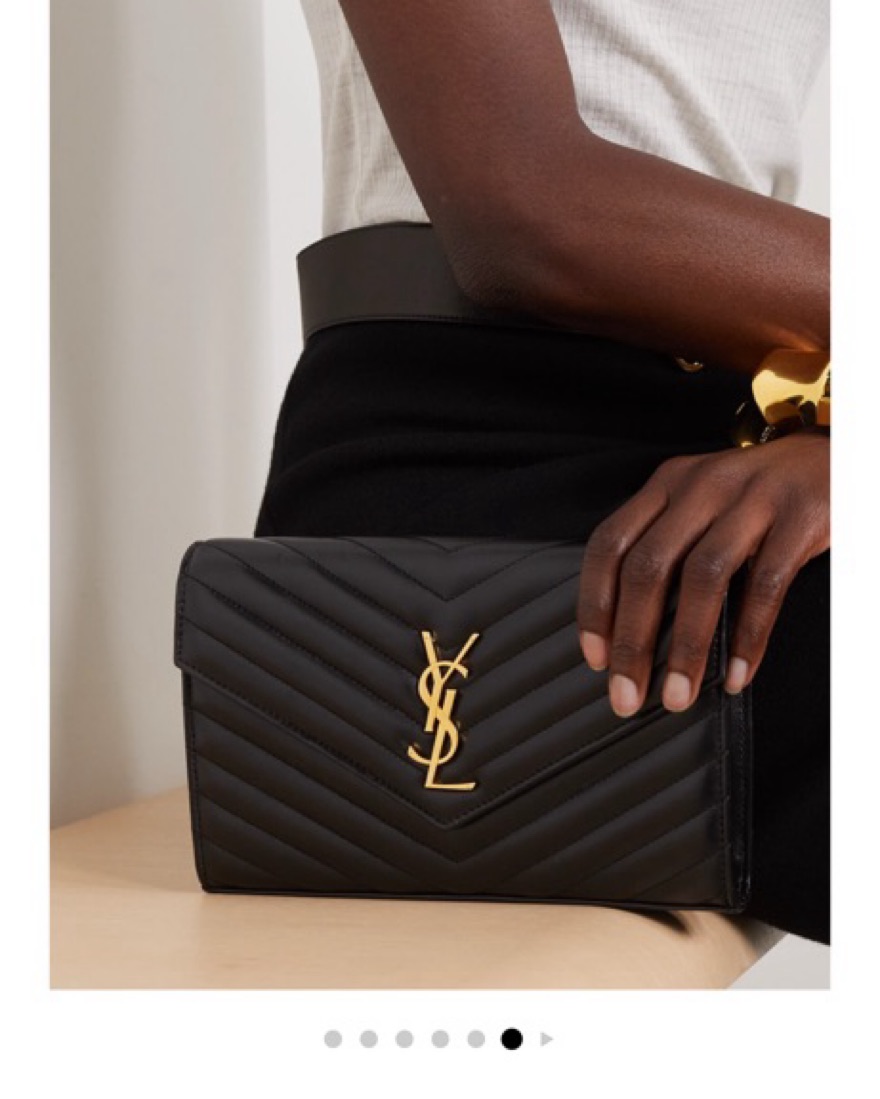 Saint Laurent YSL Black Crossbody Bag by YSL - Pickle