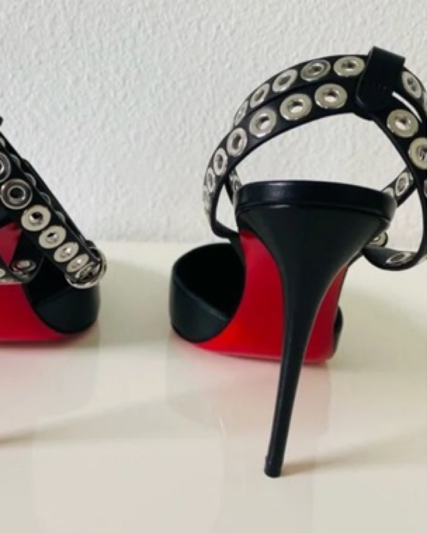 Louboutin Black Closed Toe Heel by Christian Louboutin - Pickle