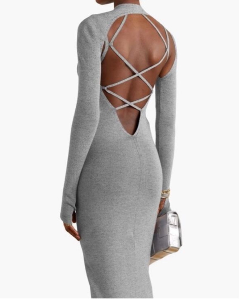 DionLee Knit Cutout Dress by Dion Lee - Pickle