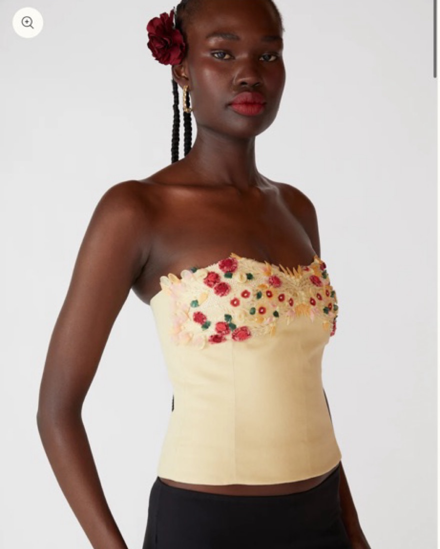 Orseund Iris Bouquet Bustier by Orseund Iris - Pickle