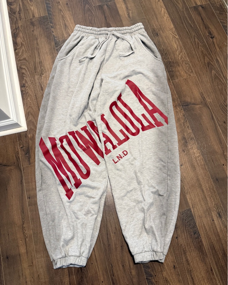 Mowalola Stamp Joggers by Mowalola - Pickle