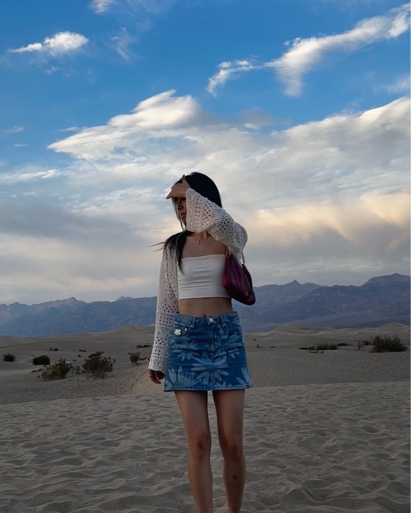 Marc Jacobs Heavn Jean Mini Skirt by Heaven By Marc Jacobs - Pickle