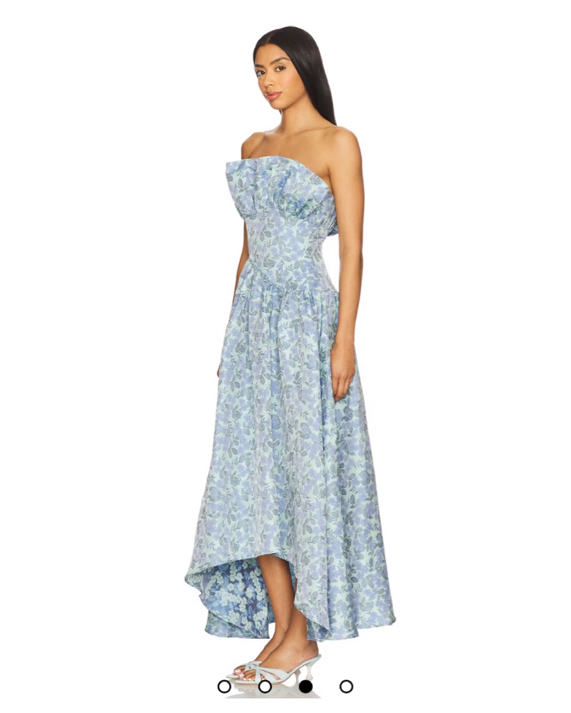 Revolve Asymmetric Jacquard Dress by Revolve - Pickle