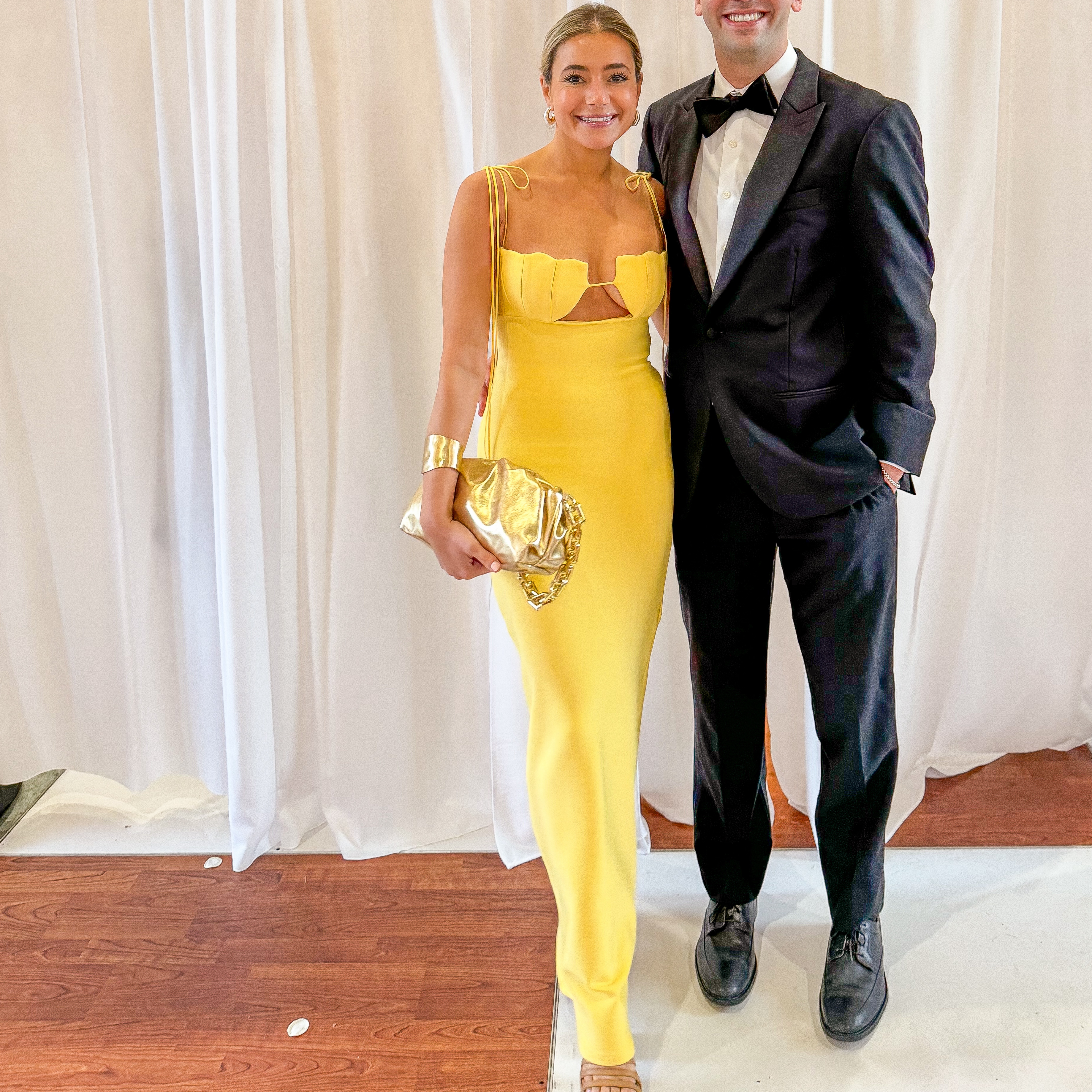 Yellow Floor Length Tulip Dress by Selfie Leslie - Pickle