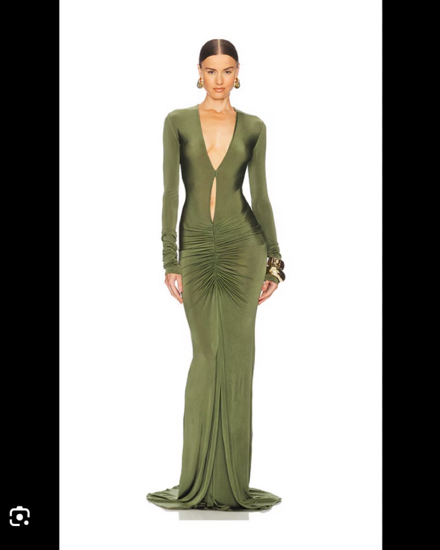 Helsa Natasha Ruched Dress by Helsa - Pickle