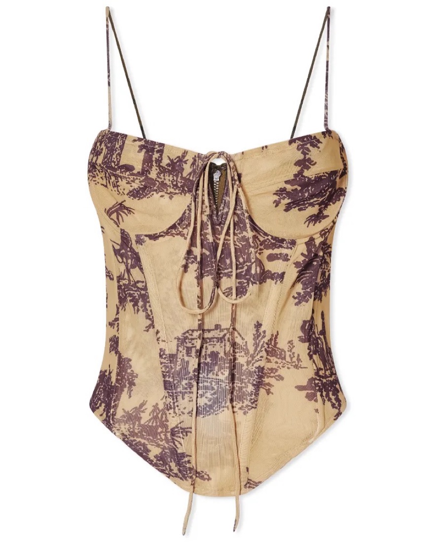 Miaou Aphex Corset Gold Toile by Miaou - Pickle