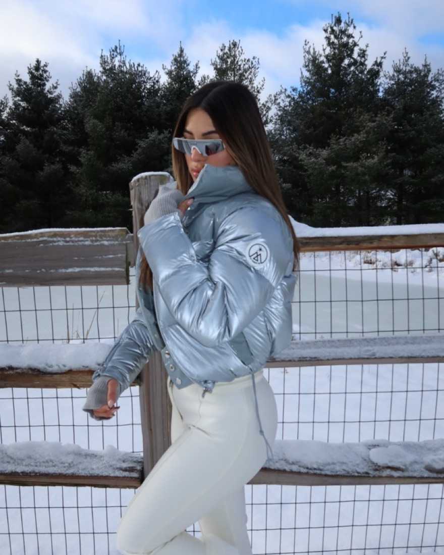My Sunday Ski Cropped Jacket N Pant Set by My Sunday Ski - Pickle