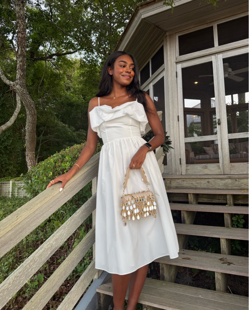 Amanda Uprichard White Midi Dress by Amanda Uprichard - Pickle