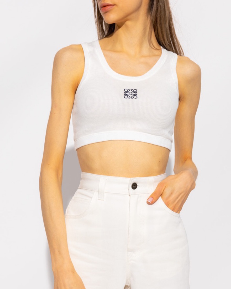 Loewe Anagram Crop Tank by Loewe - Pickle