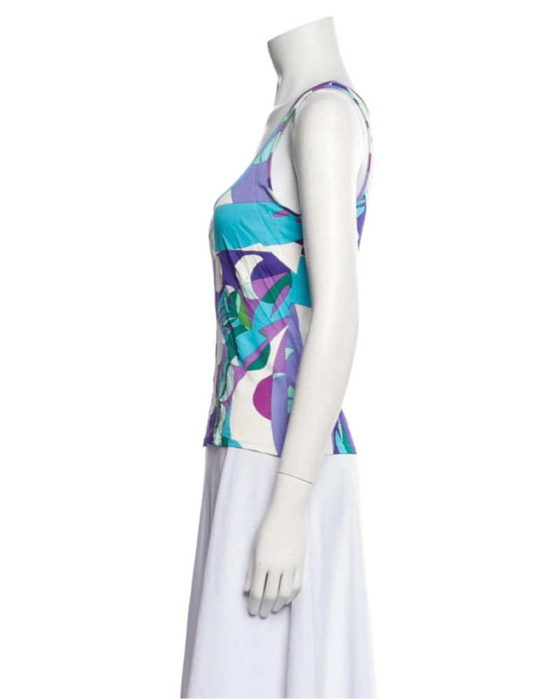 EMILIO PUCCI エミリオプッチ　総柄　タンクトップ　定番 楽天市場】エミリオプッチ（タンクトップ｜トップス）：レディース